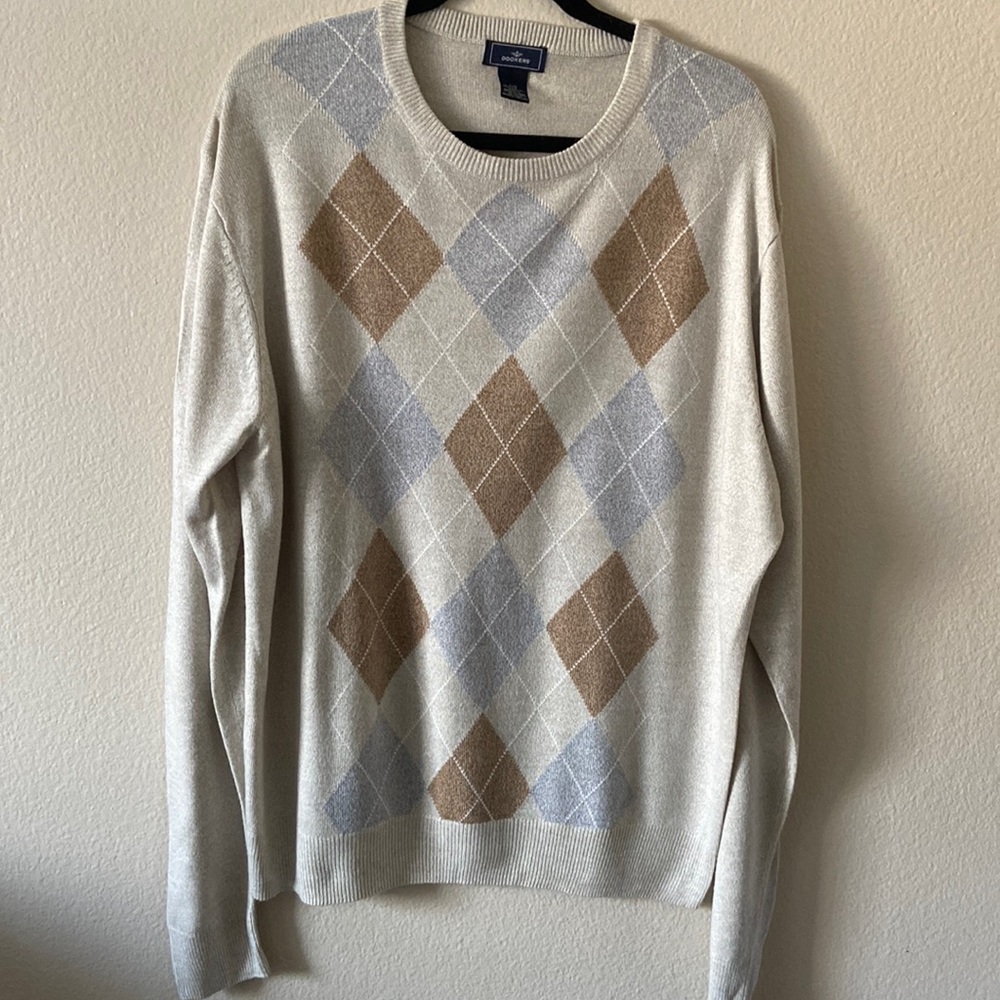 Dockers Argyle Pullover Sweater